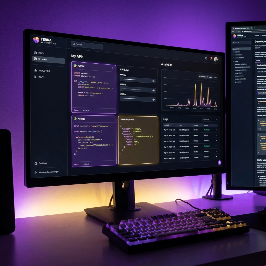 Terra API Marketplace Dashboard
